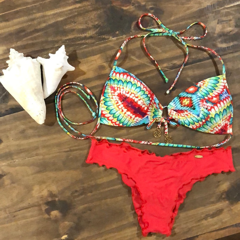 Luli Fama Push Up Wild Heart Bikini Top